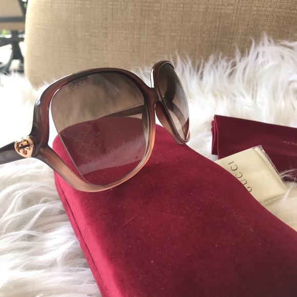 Authentic Gucci 60mm Oversized Square Sunglasses - Picture 7 of 8